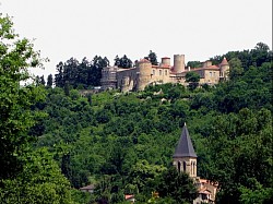 Le château vu de Ravel Village